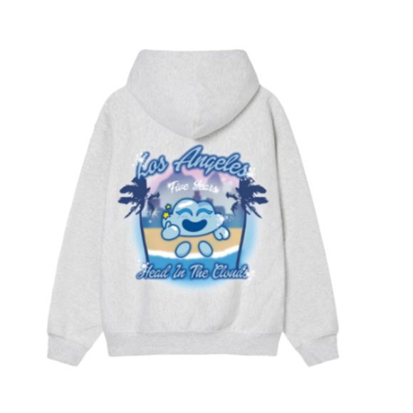 88rising Head in the Clouds (HITC) LA Gray Hoodie - Picture 1 of 7